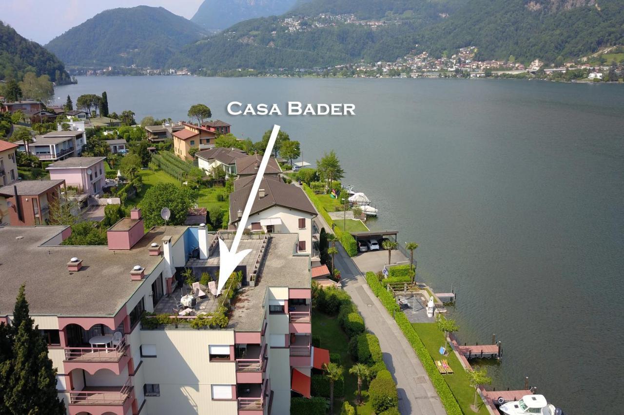 Apartamento Casa Bader Riva San Vitale Exterior foto